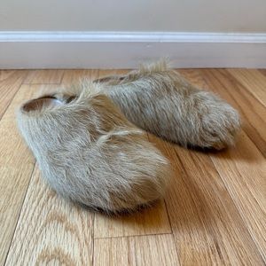 Marni Fussbett Calf Hair Sabot